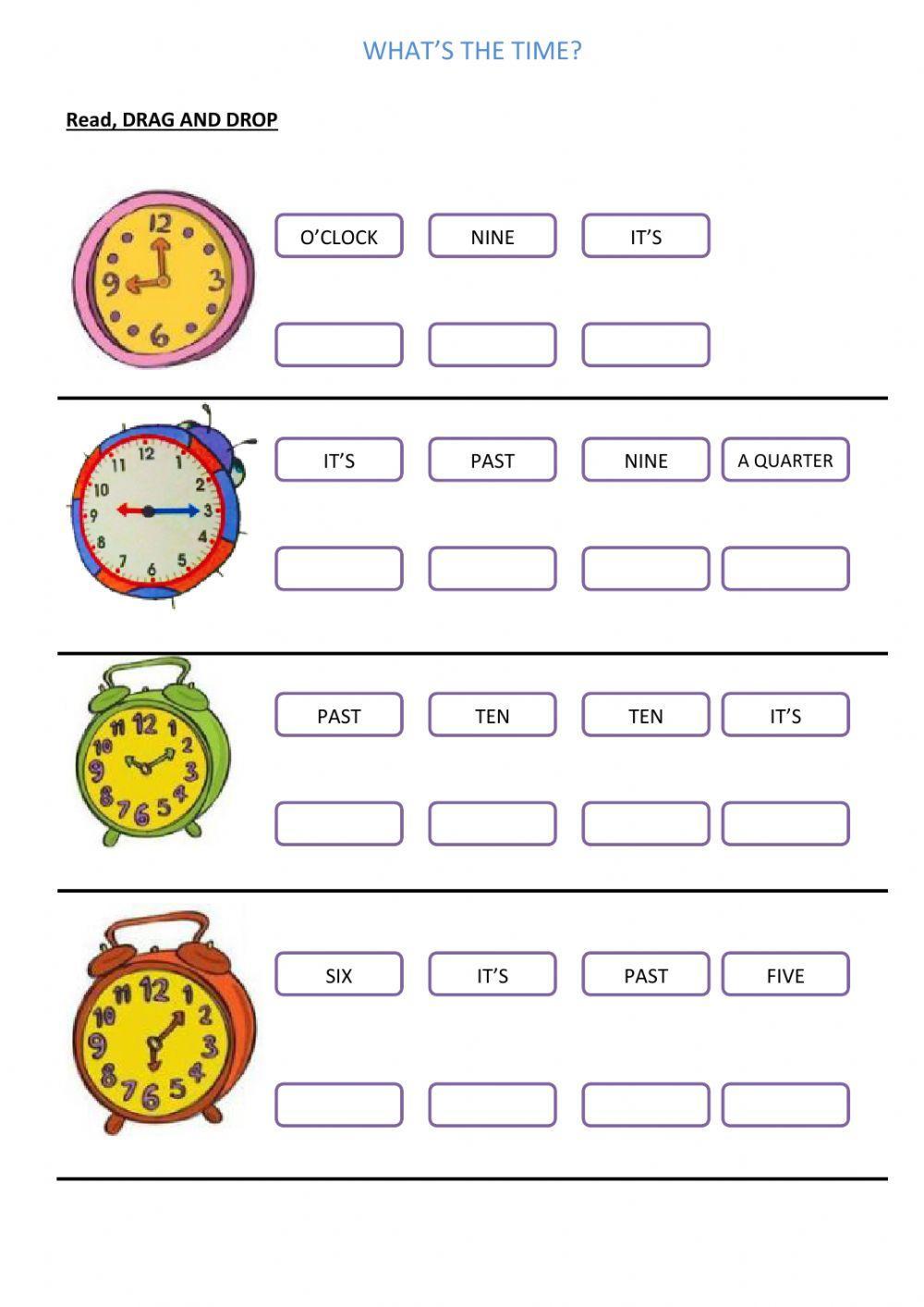 Telling the time part 1.2