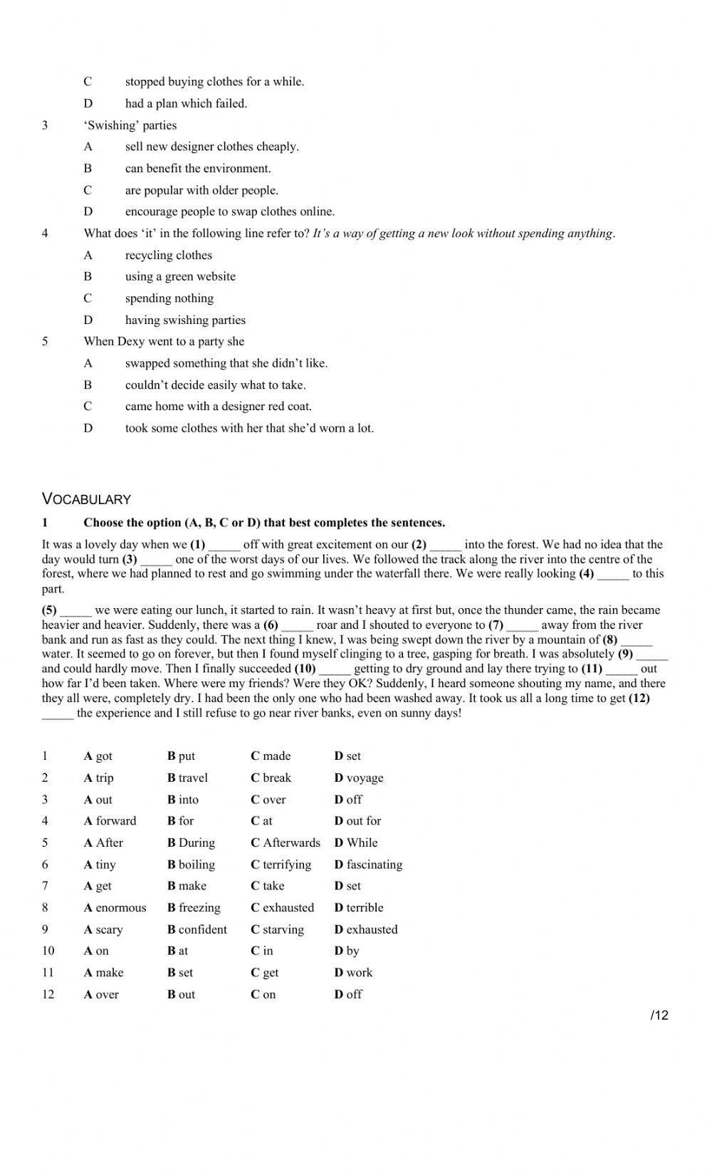 Gold pre first unit test 4