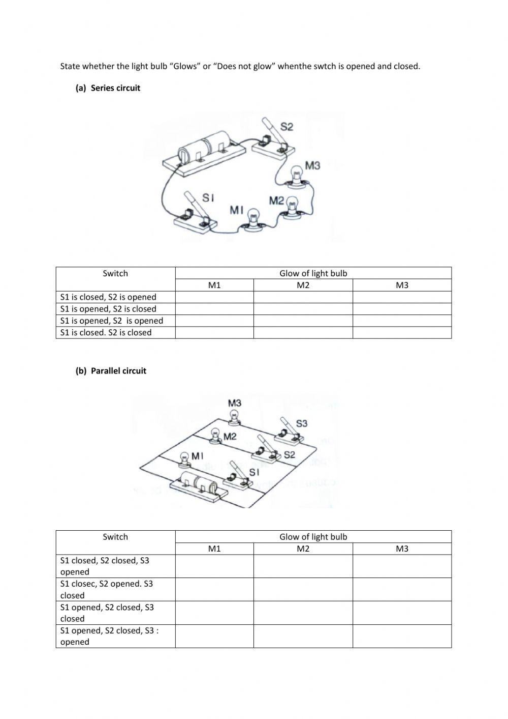 Year 5 - electricity