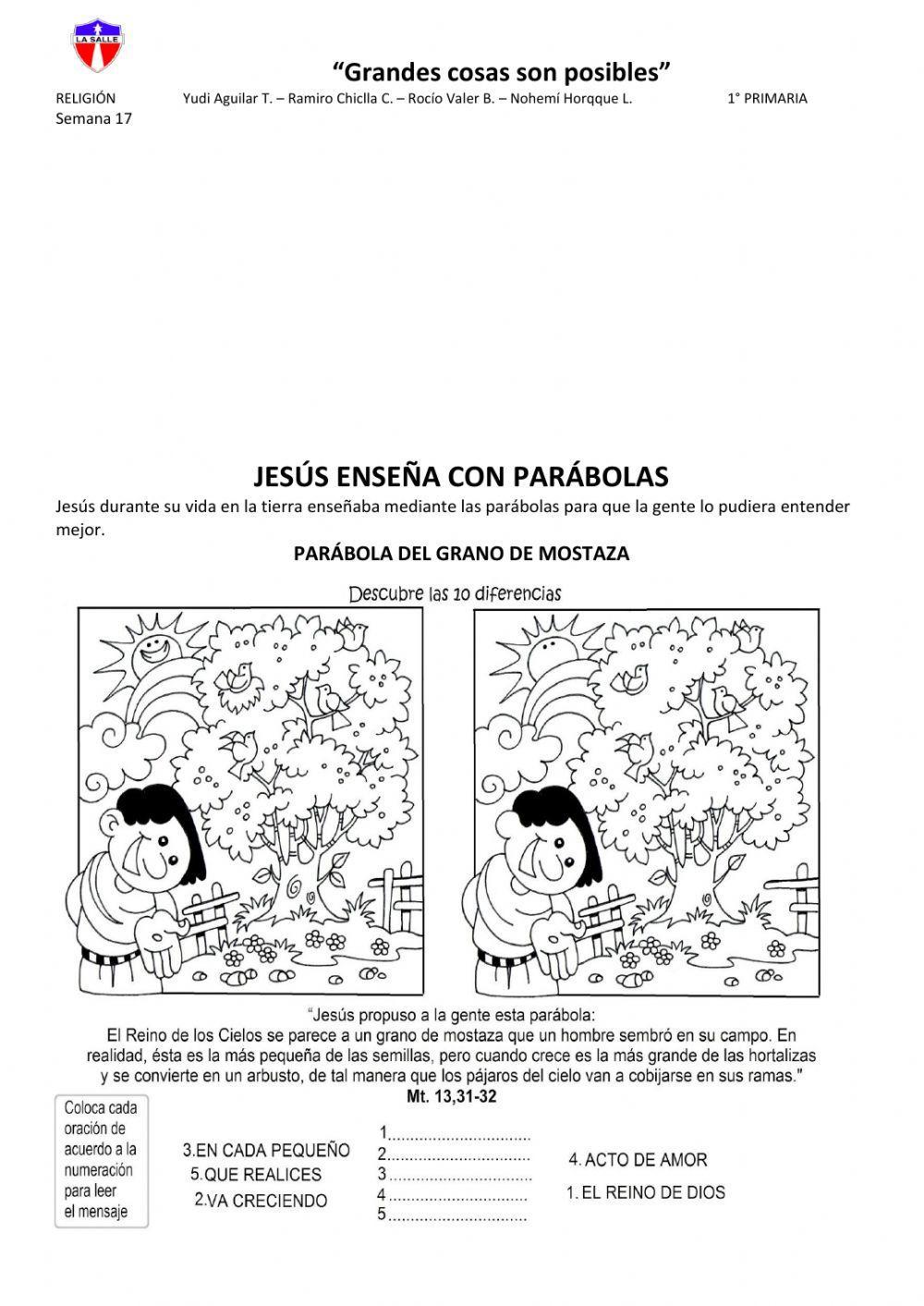 PARÁBOLA DEL GRANO DE MOSTAZA