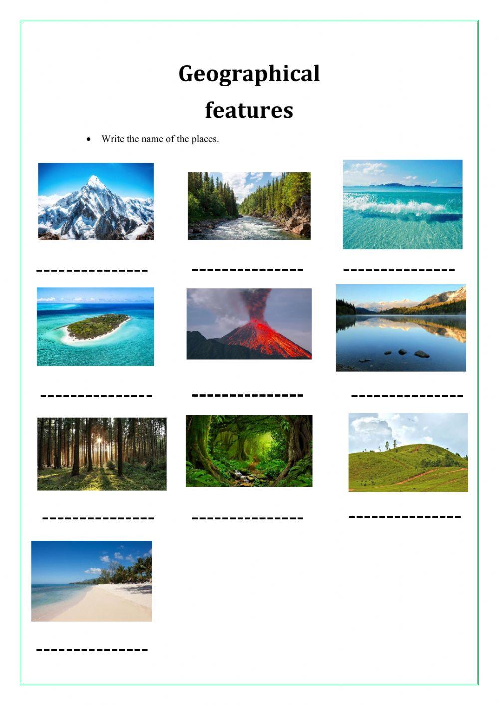 Geographical Features