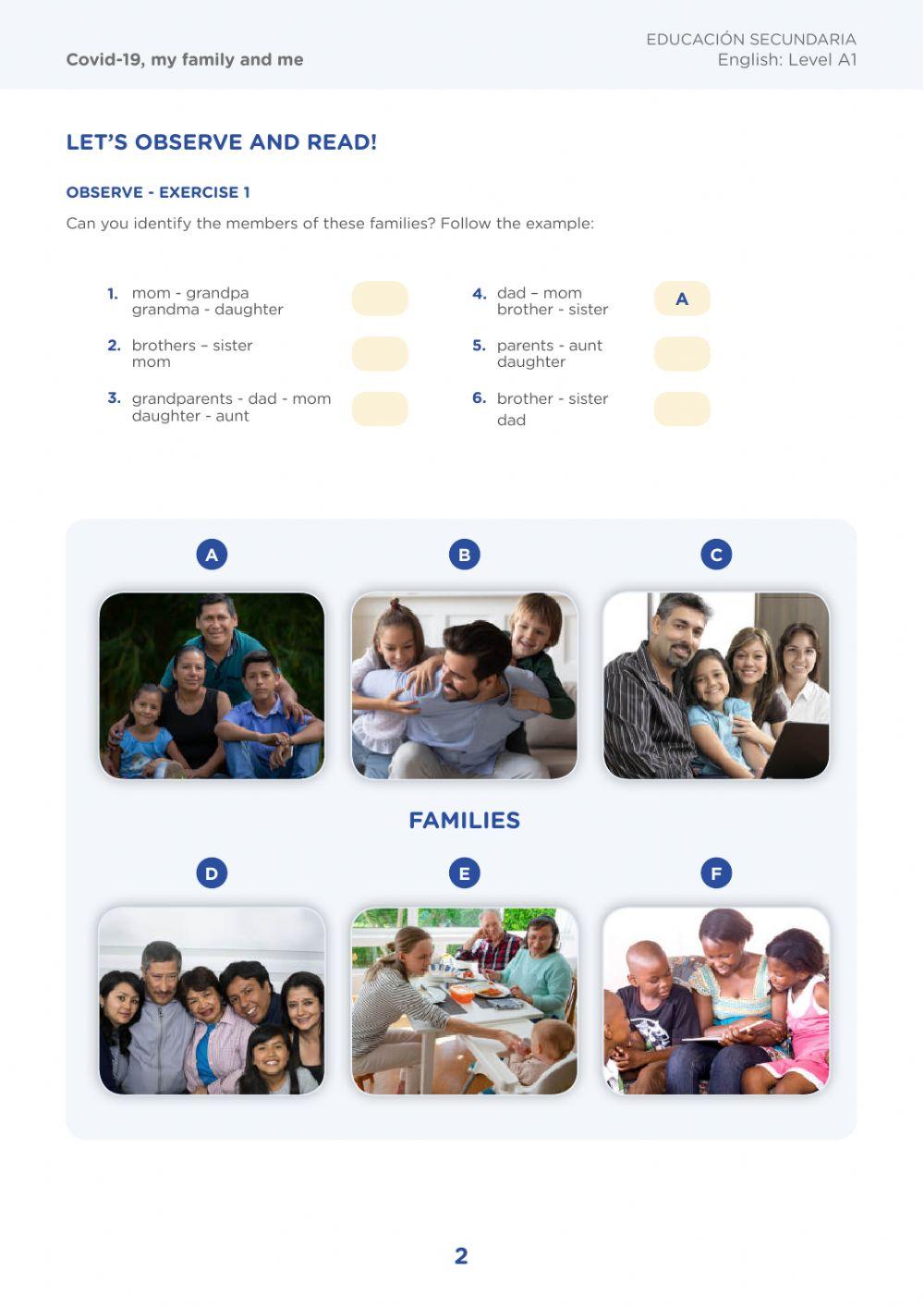 The family posessive case