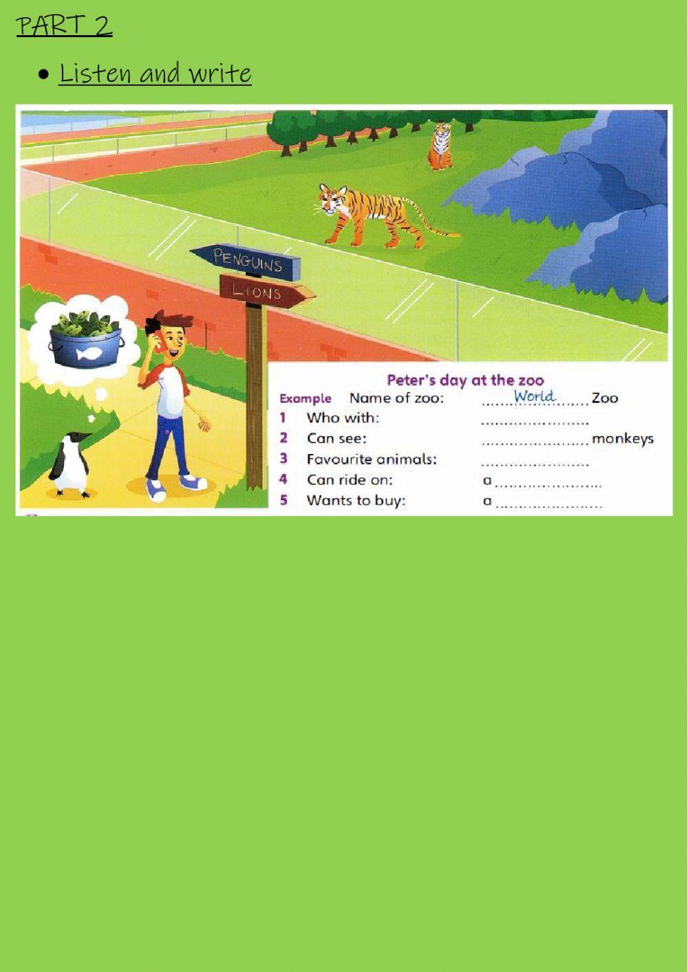 A1 movers listening practice