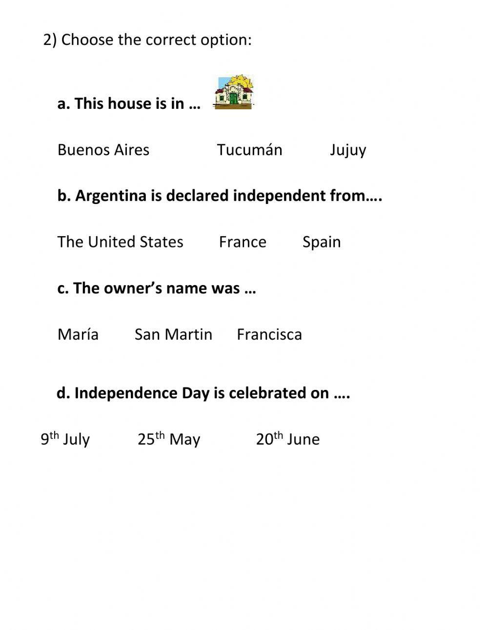 Argentina Independence Day- 9th July