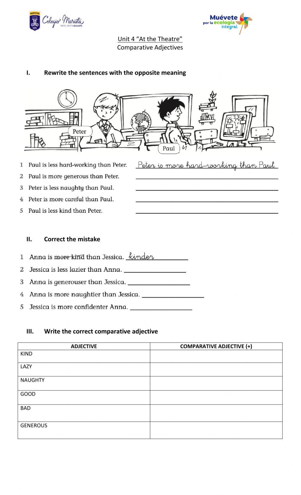 Comparative Adjectives