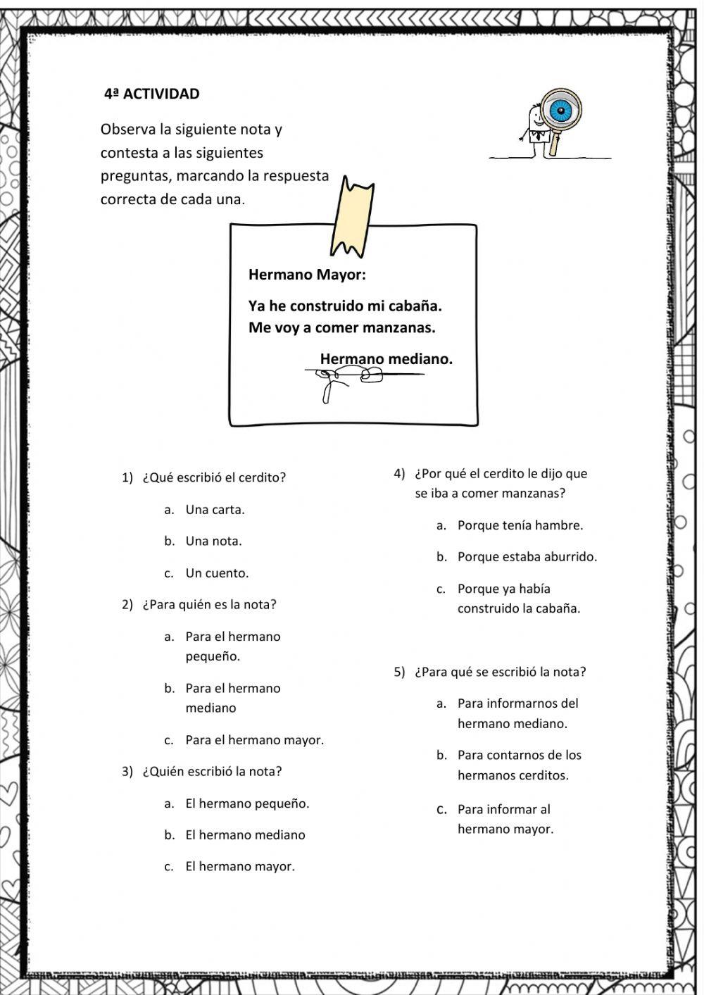 Comprensión lectora