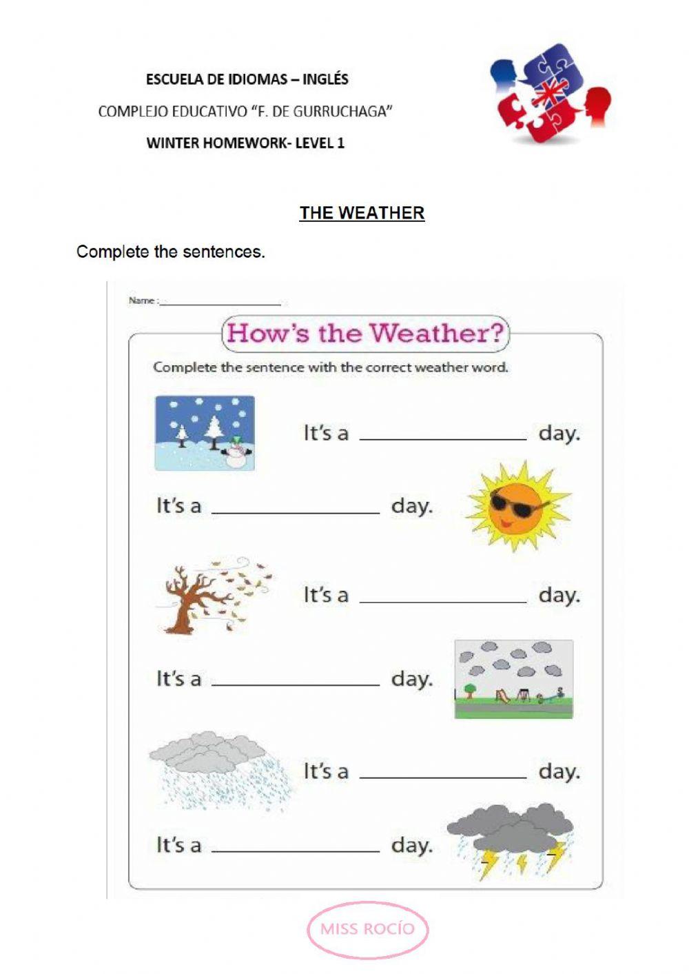 Days of the Week and the Weather