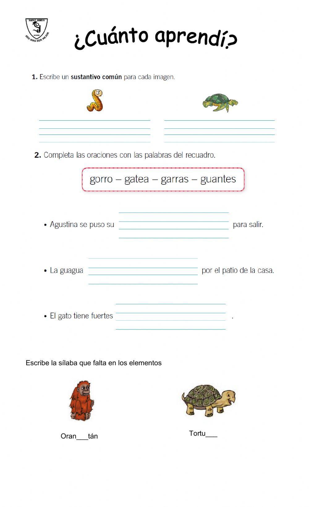 Reforzando la escritura