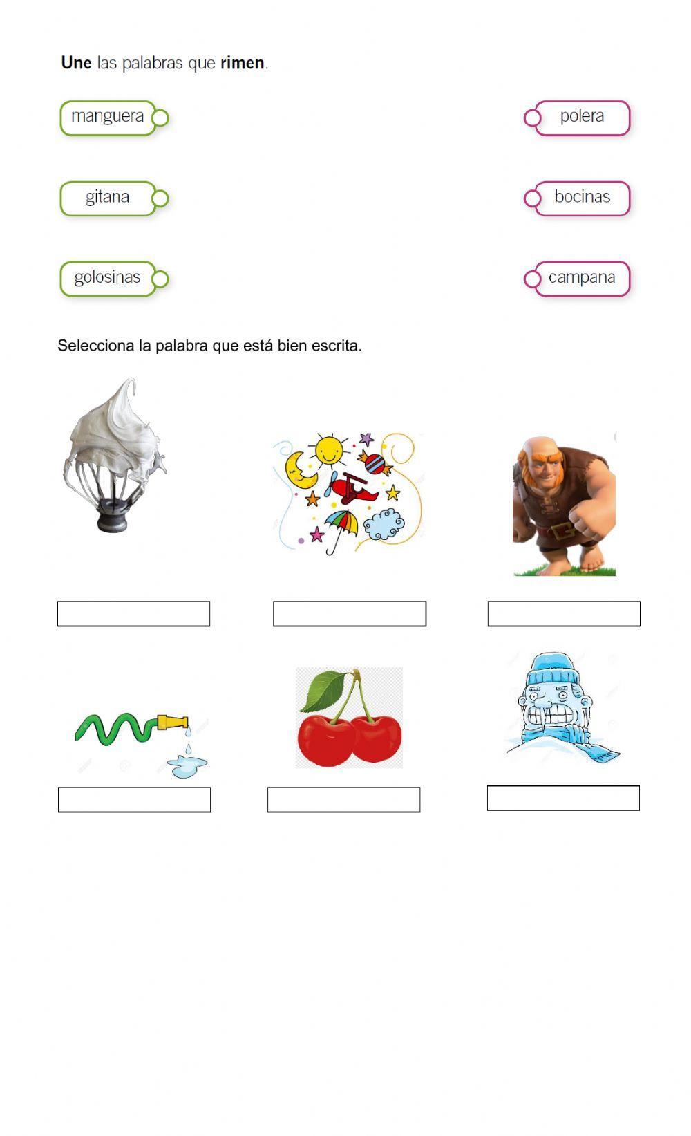 Reforzando la escritura