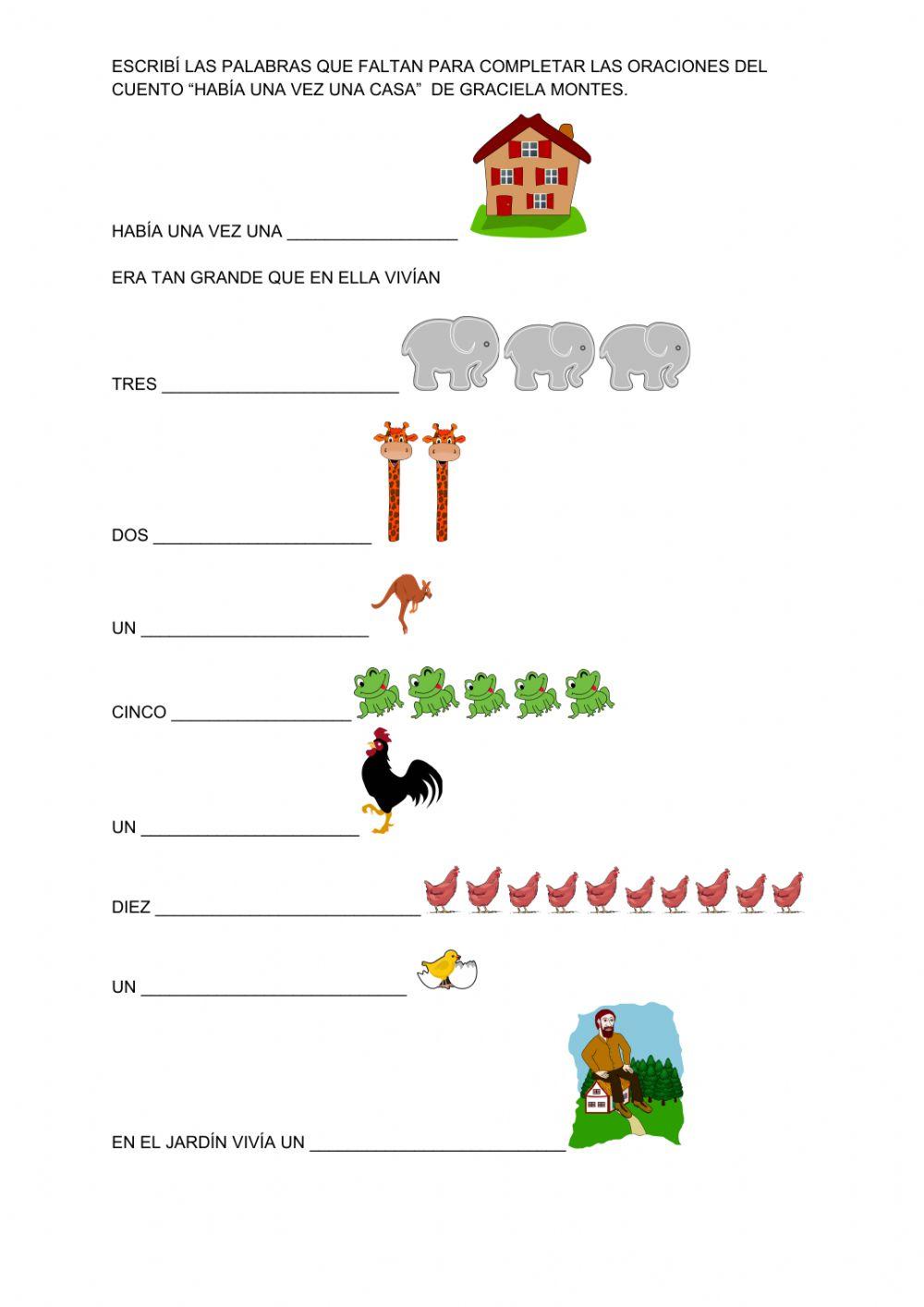 Cuento habia una vez una casa