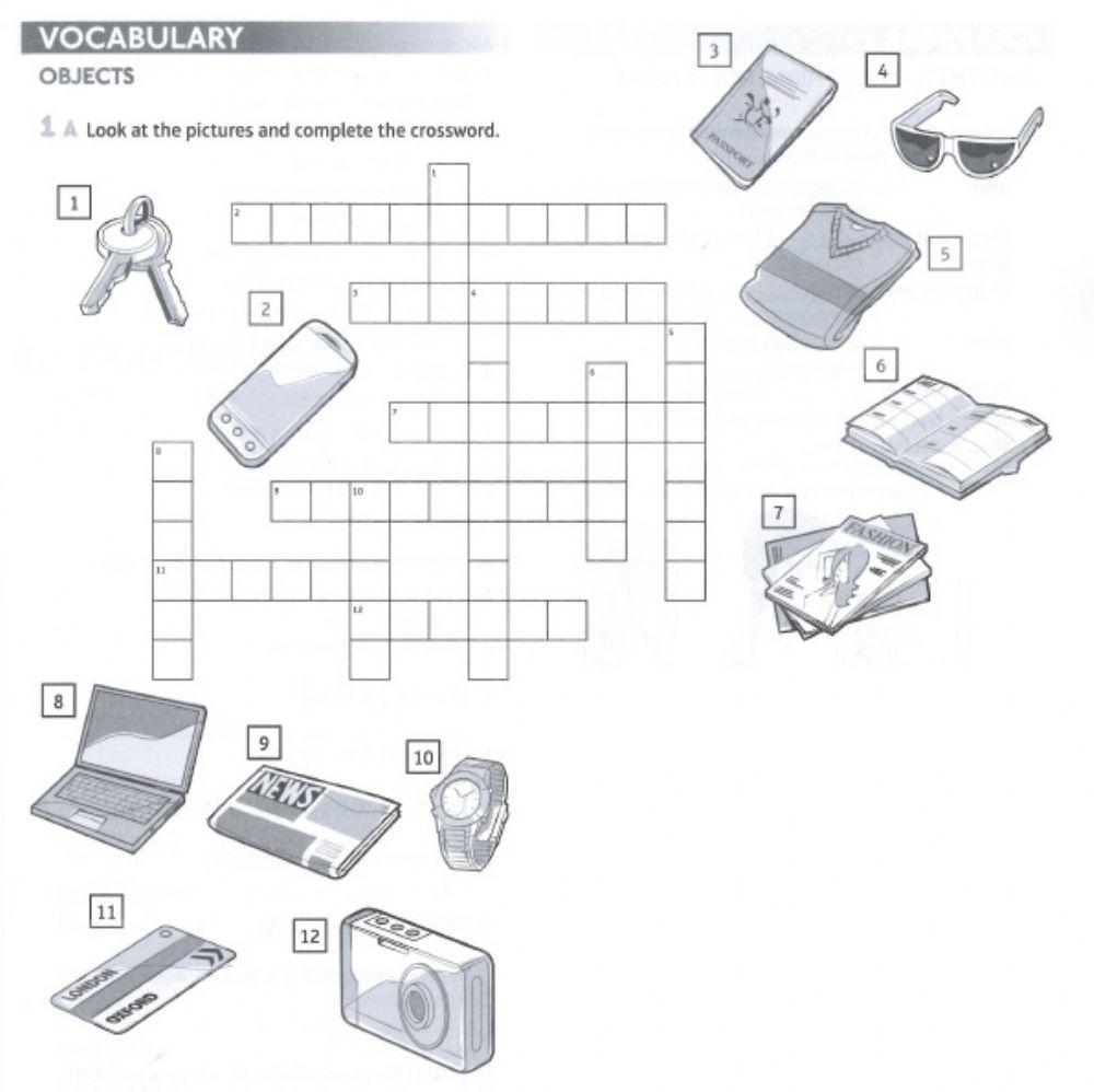 Travel light vocabulary