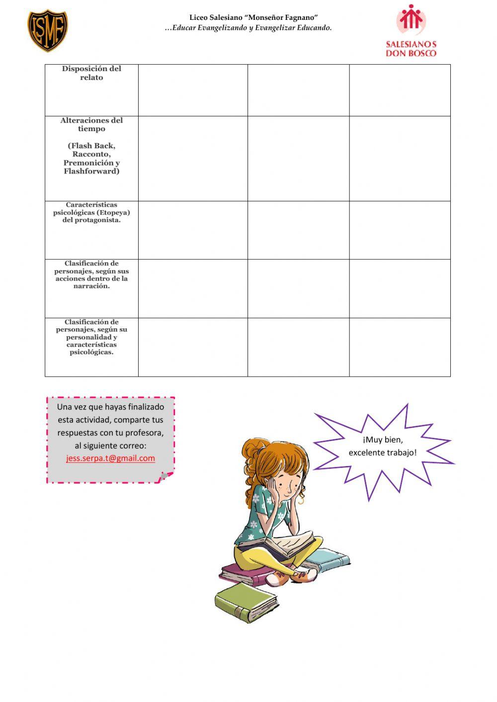 Guía de aprendizaje - El almohadón de plumas