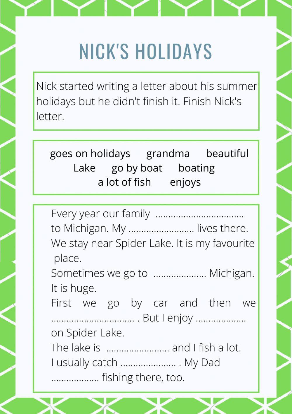 Nick's Holidays