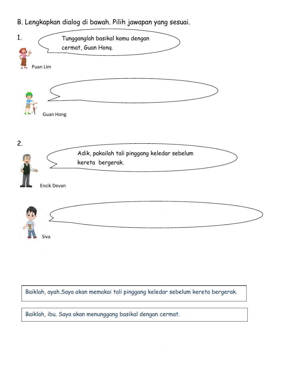 Ulangkaji BM Tahun 2 : Tema 4