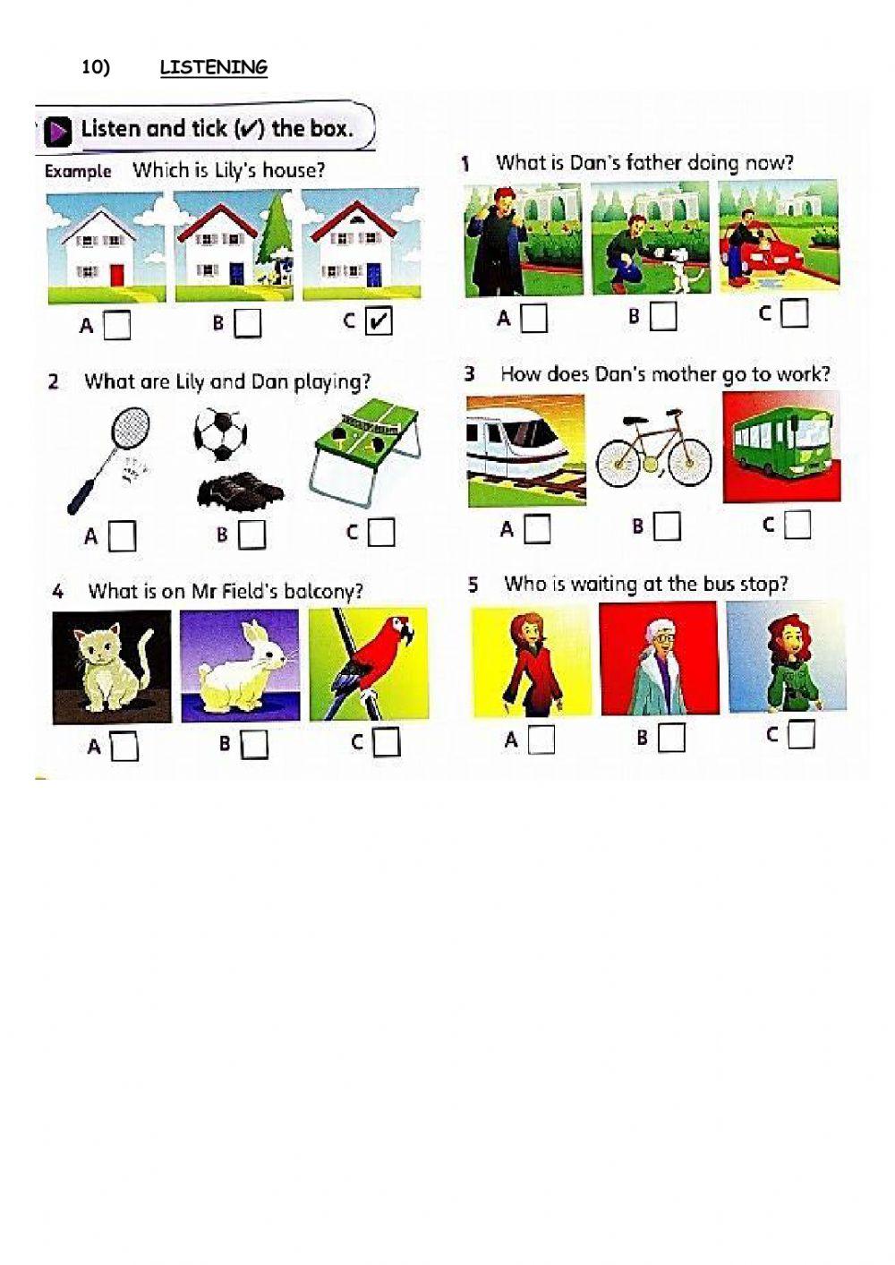 JUNIORS UPPER - PRACTICE TEST UNITS 13 AND 14