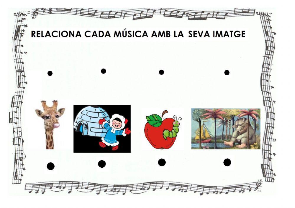  relaciona musica amb imatge 