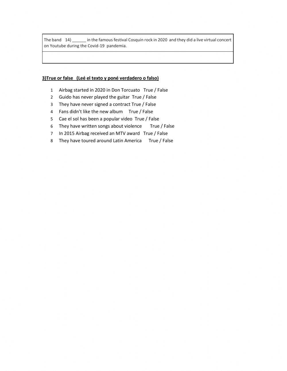 Present perfect and past simple