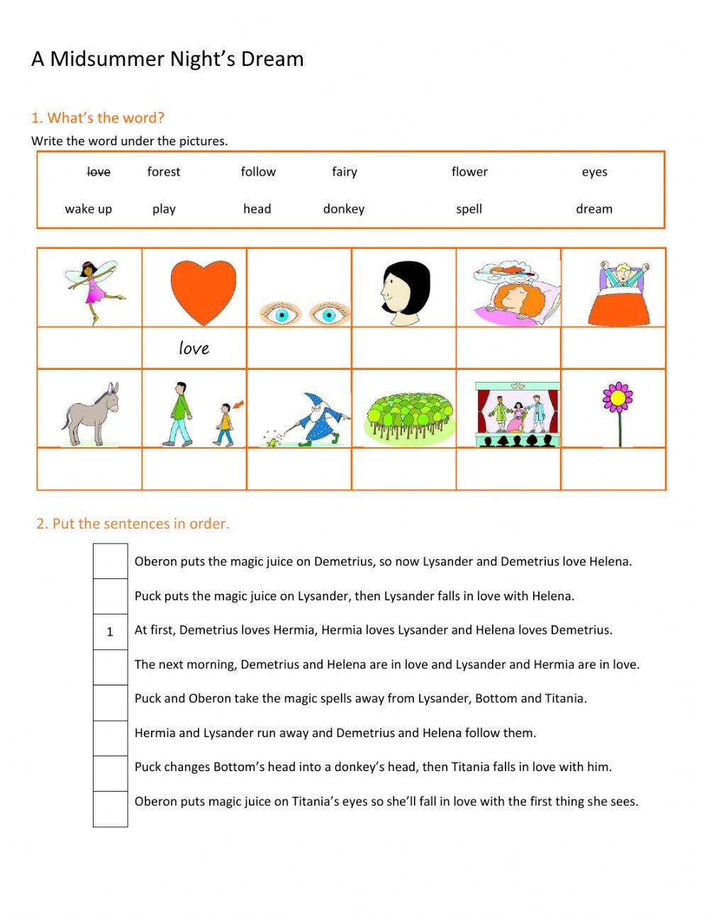 9th Grade Liber School A Midnight Summer's Dream