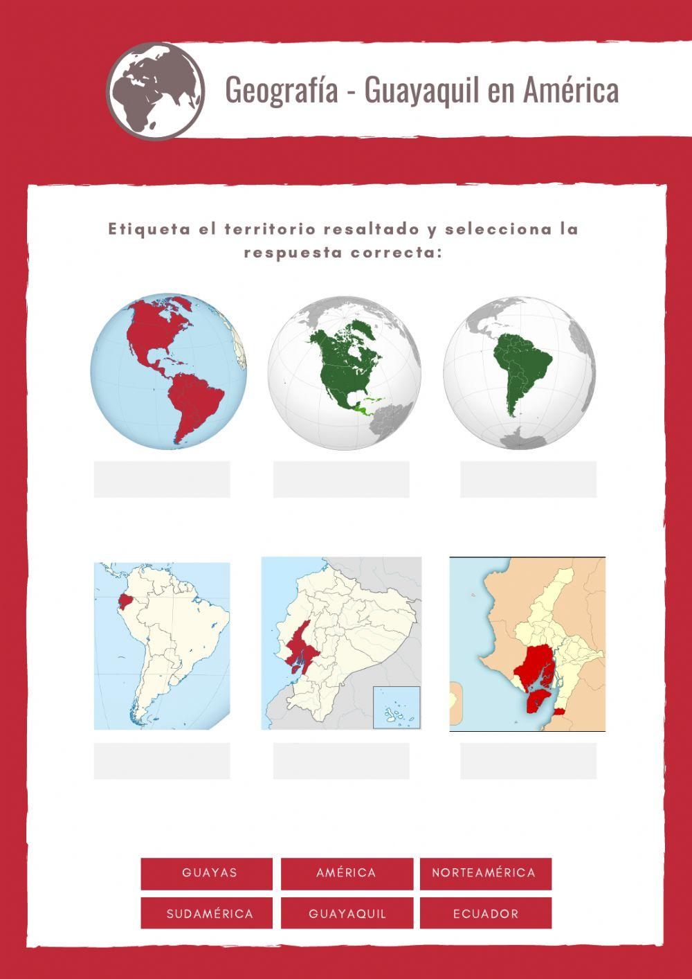 Guayaquil y Ecuador en América