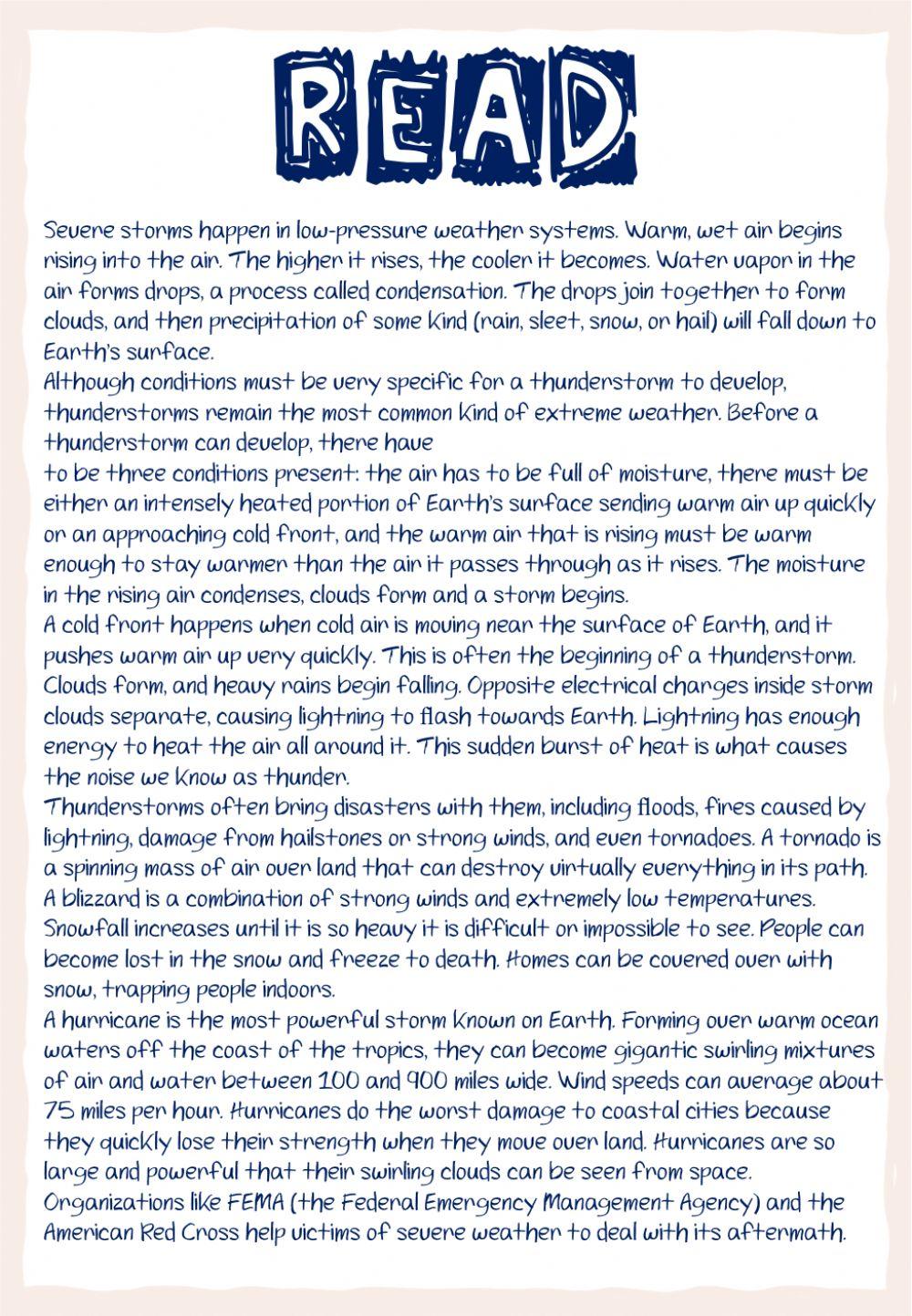 Revision Week A - English 5 - Thursday