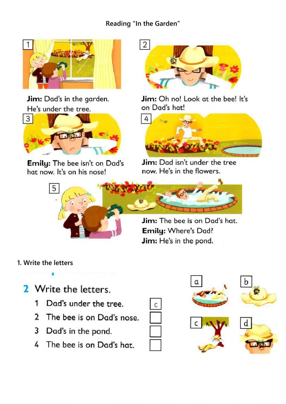 Reading - In the Garden (Where is Dad)