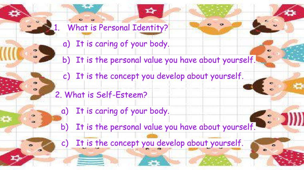 Identity, Self-Esteem and Body Care