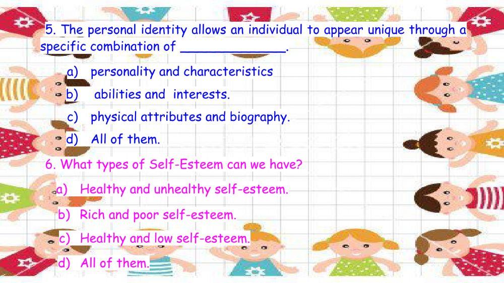 Identity, Self-Esteem and Body Care