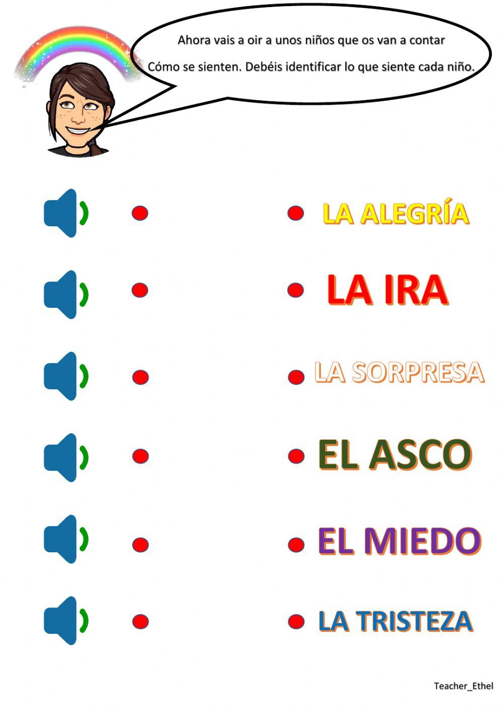 Identifico mis emociones. Sesión 1.