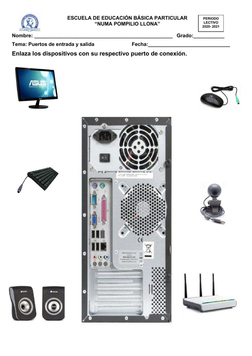 Puertos de entrada y salida