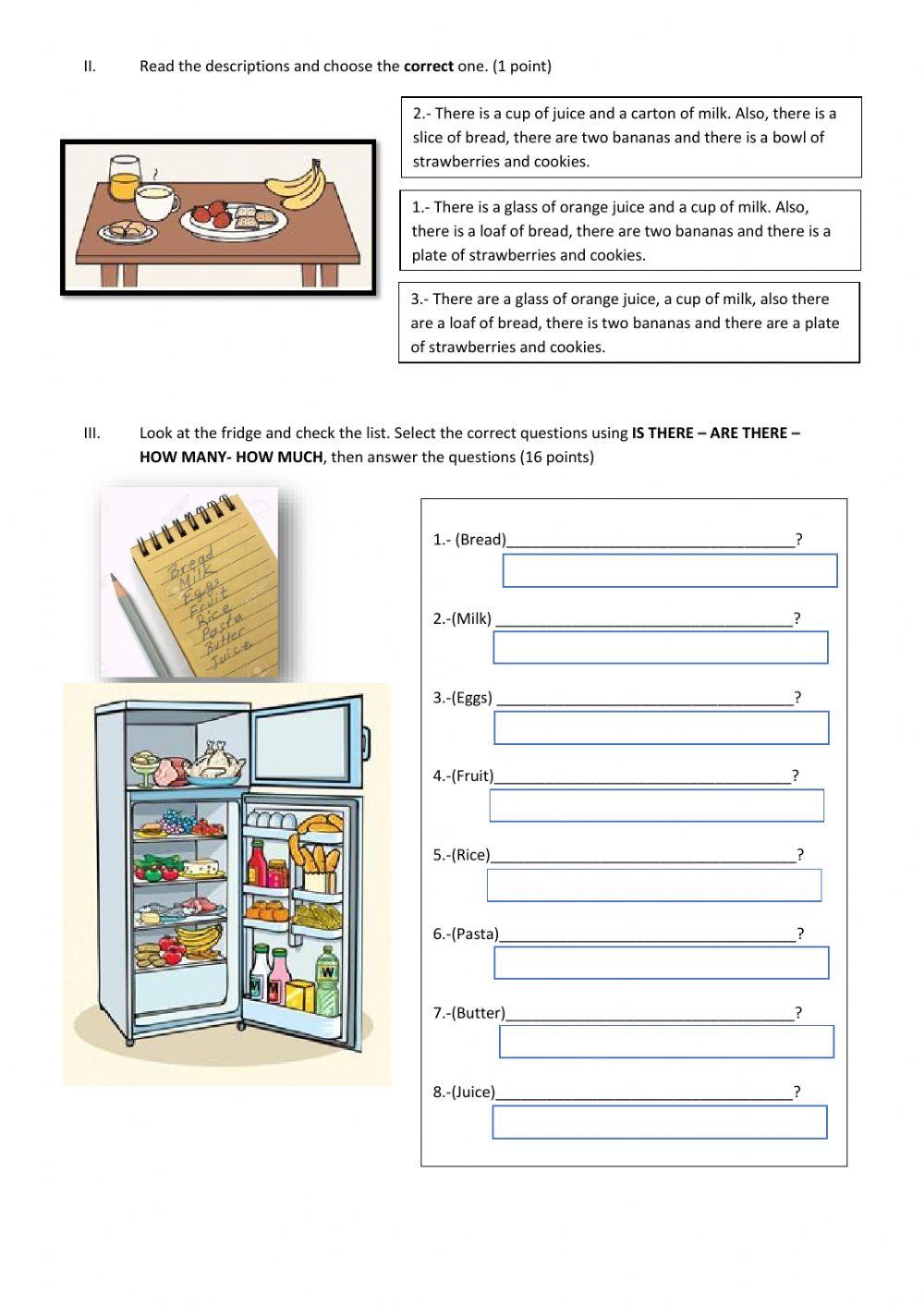 English test 6th grade