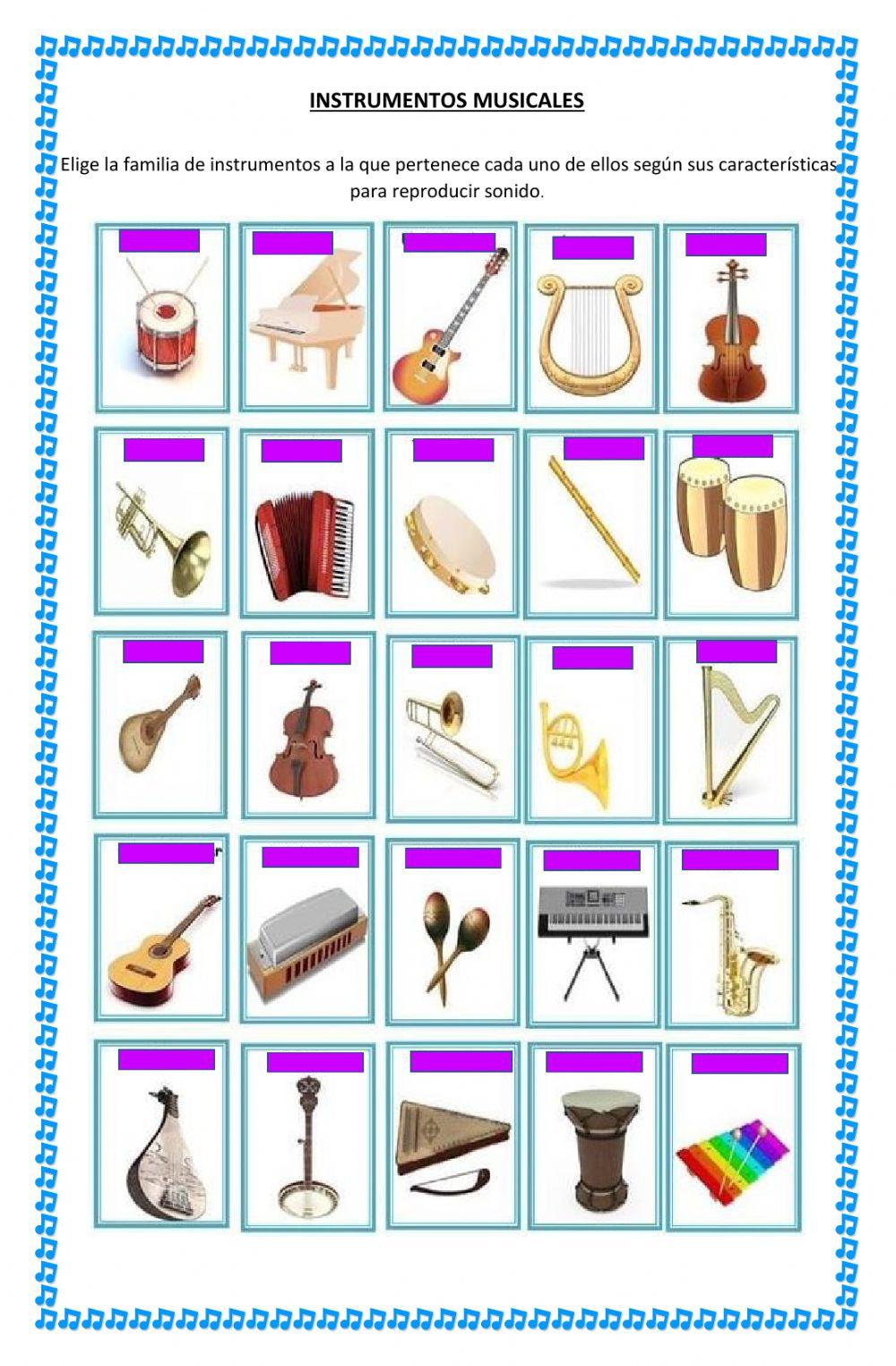 Instrumentos musicales