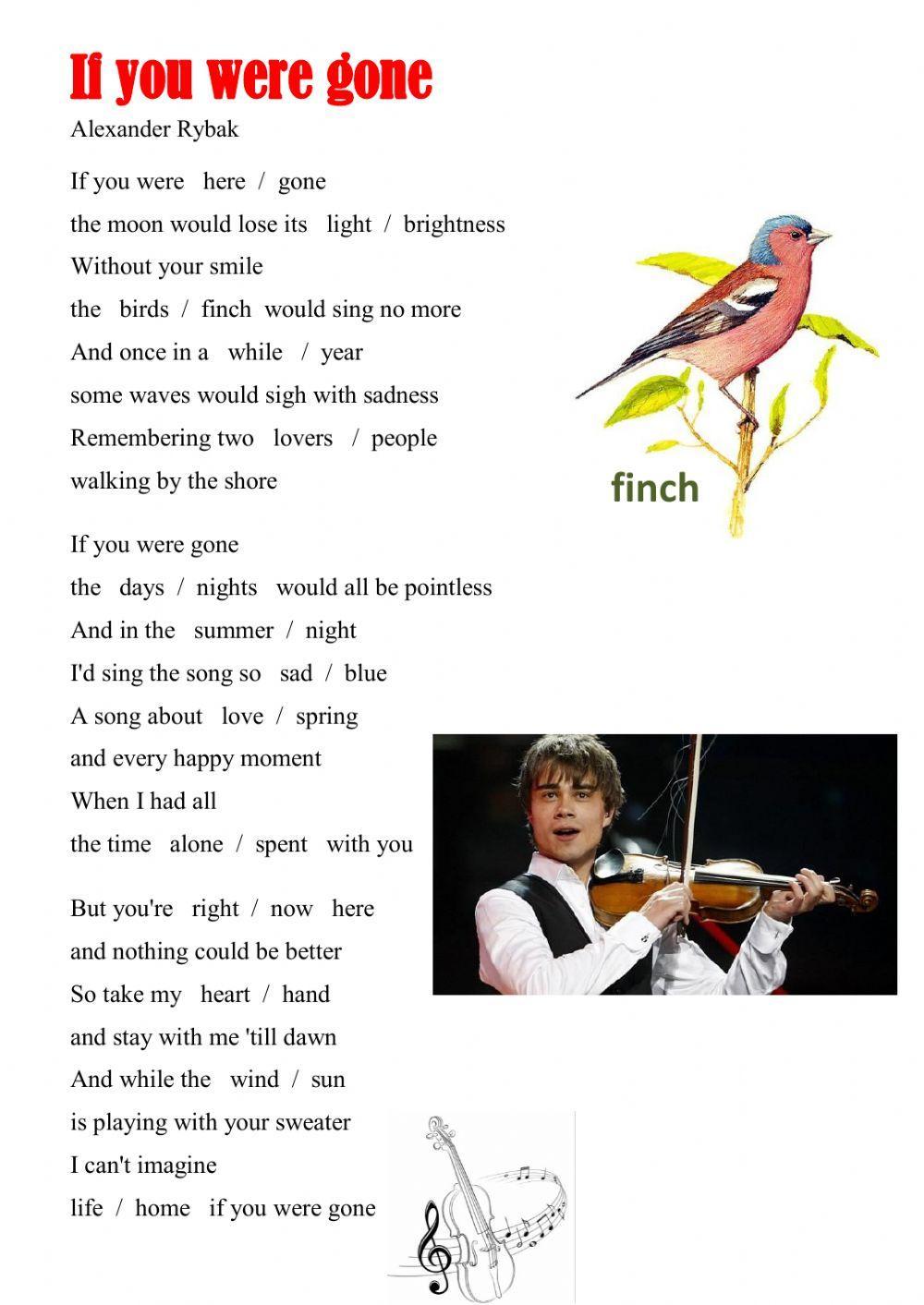 Song - If you were gone