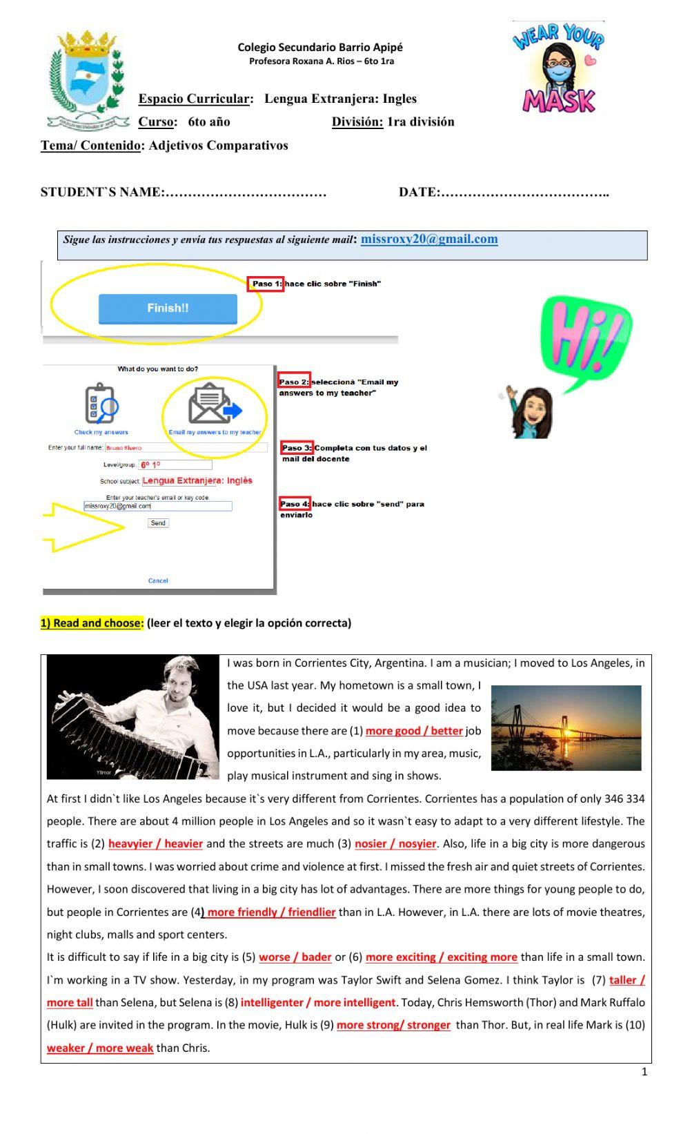 Comparative Adjectives