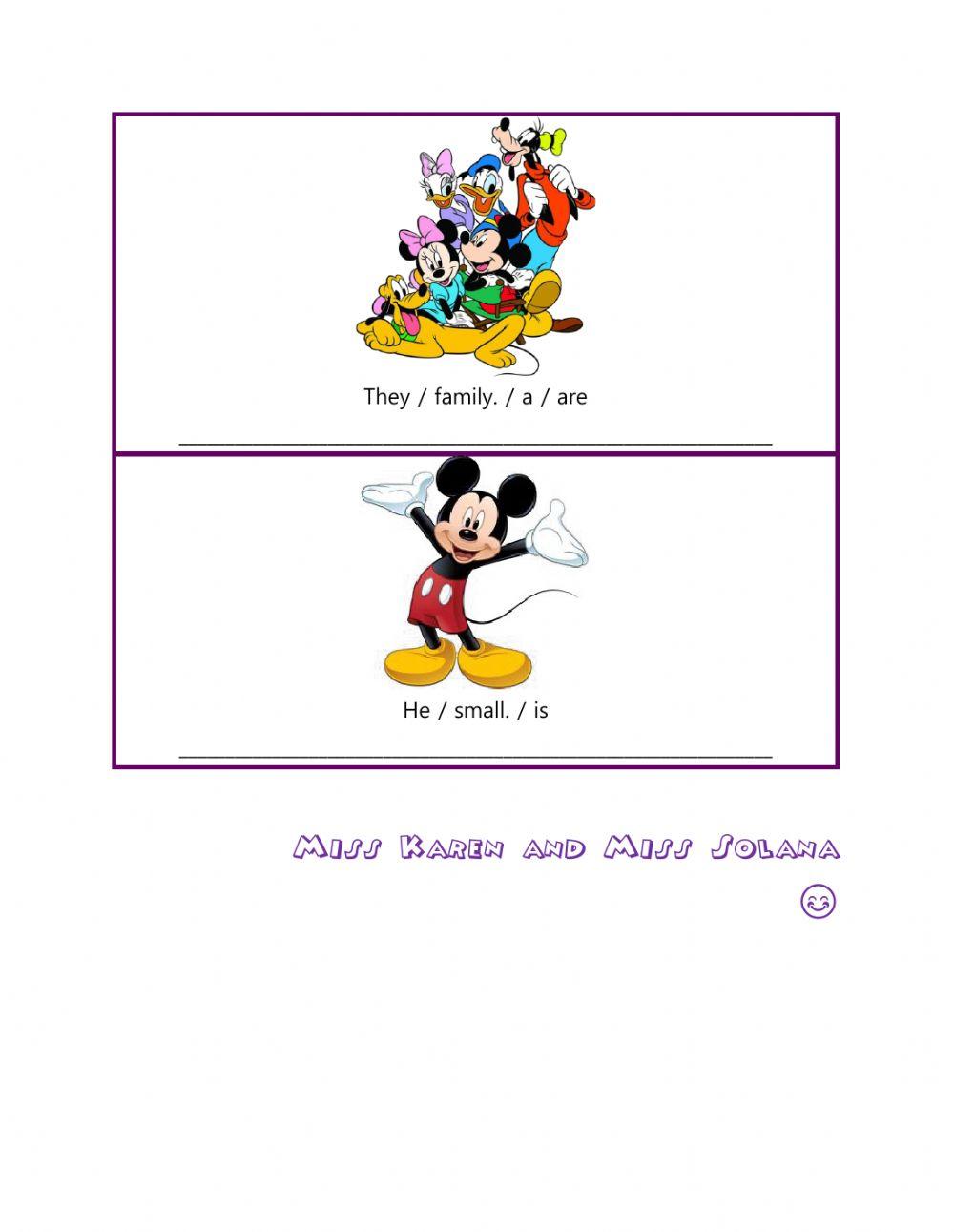 Verb to be: aff & neg