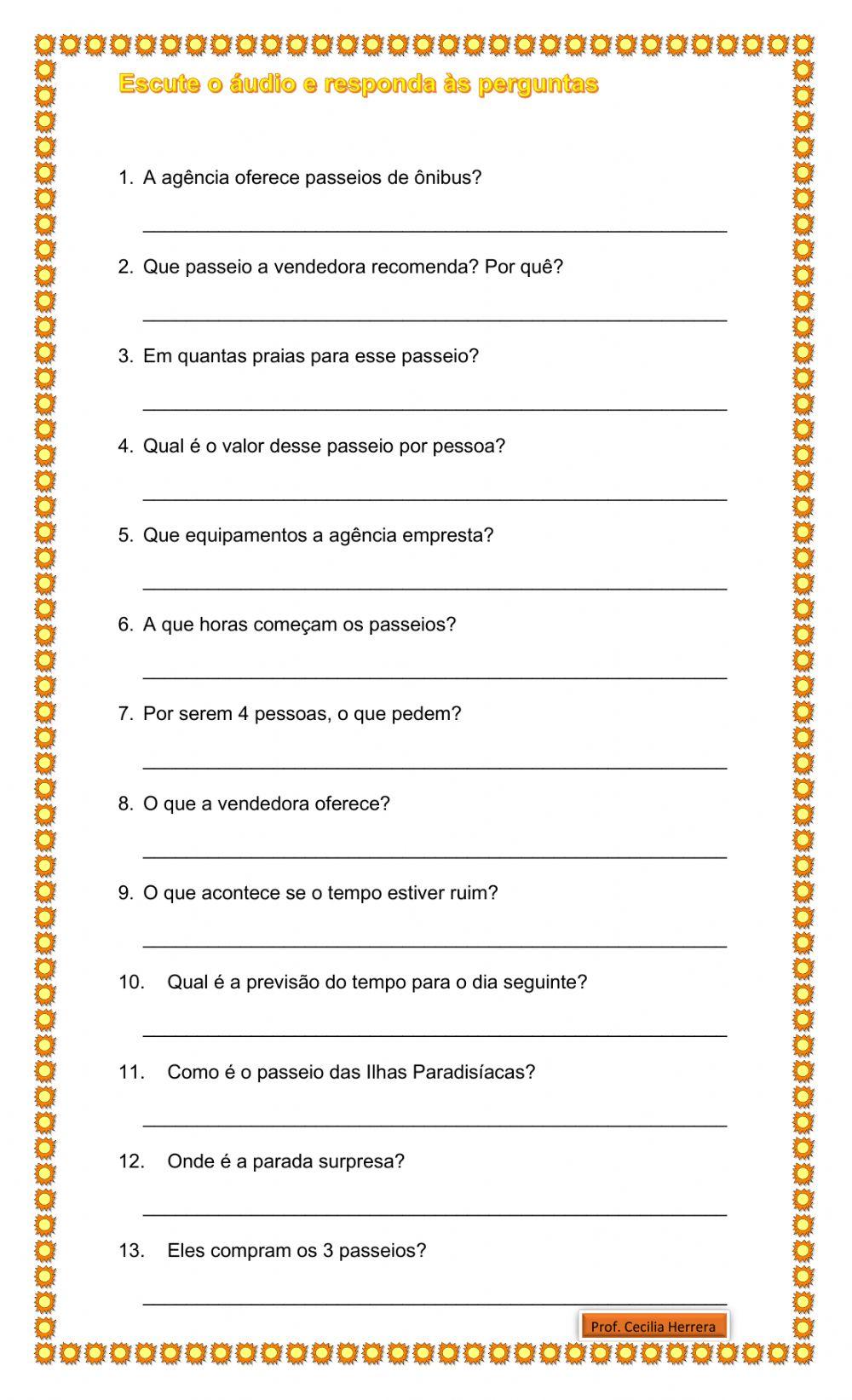 Na agência de turismo