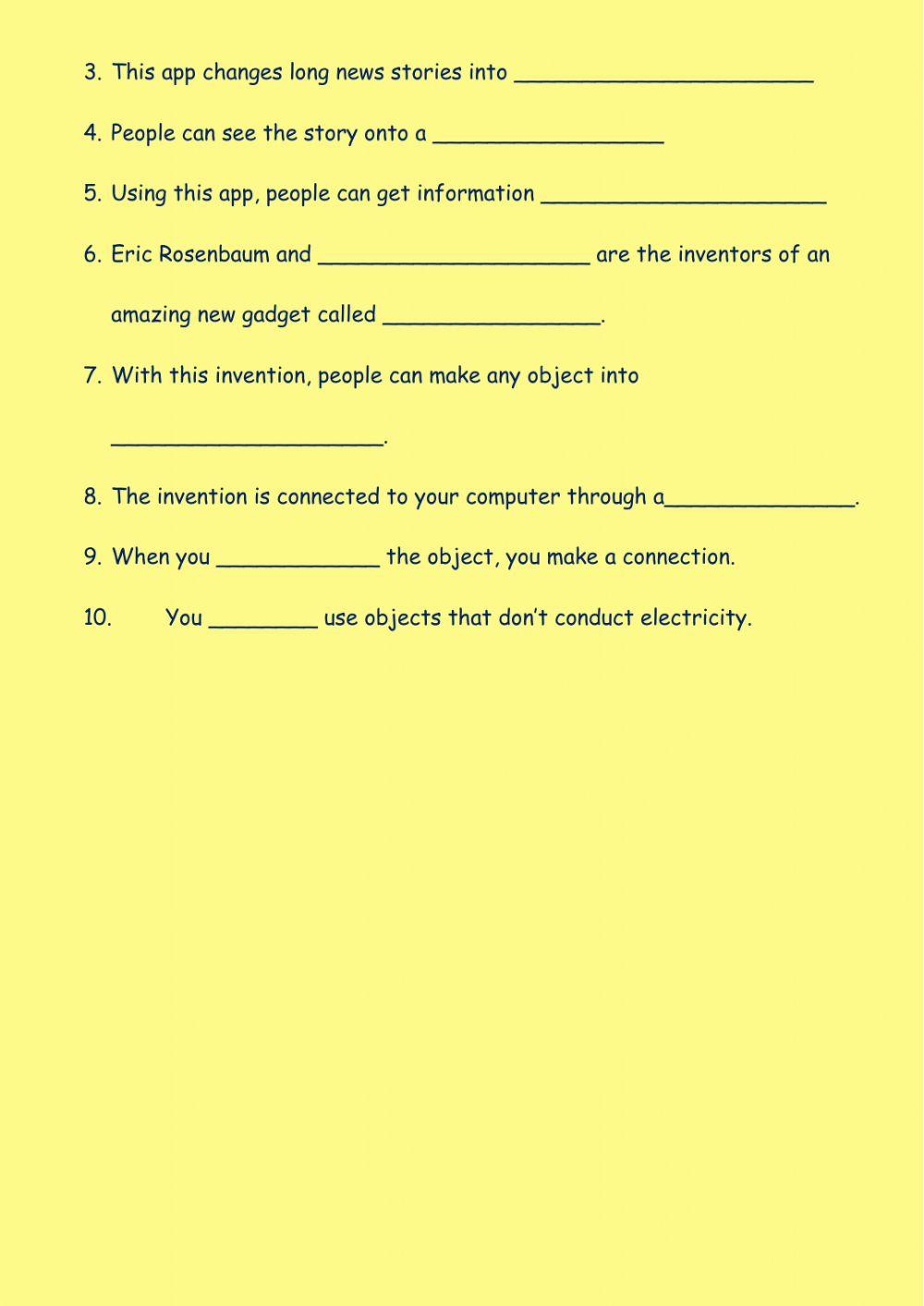 Reading Comprehension Practice