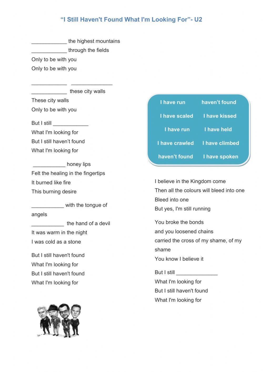 I Still Haven't Found What I'm Looking For - U2