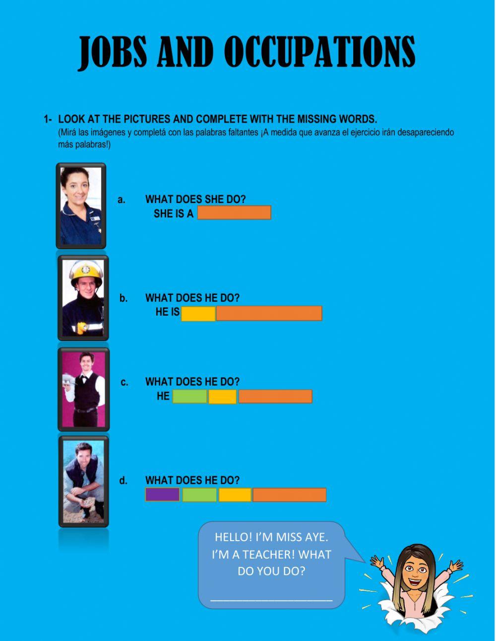 Jobs and Occupations