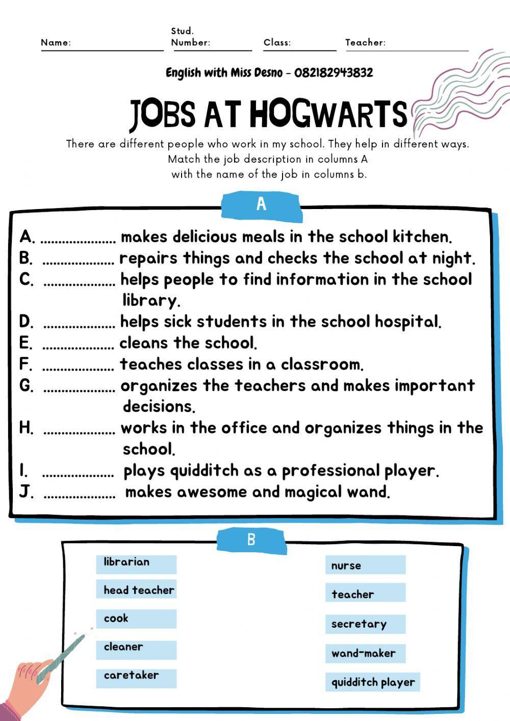 Jobs at harry potter