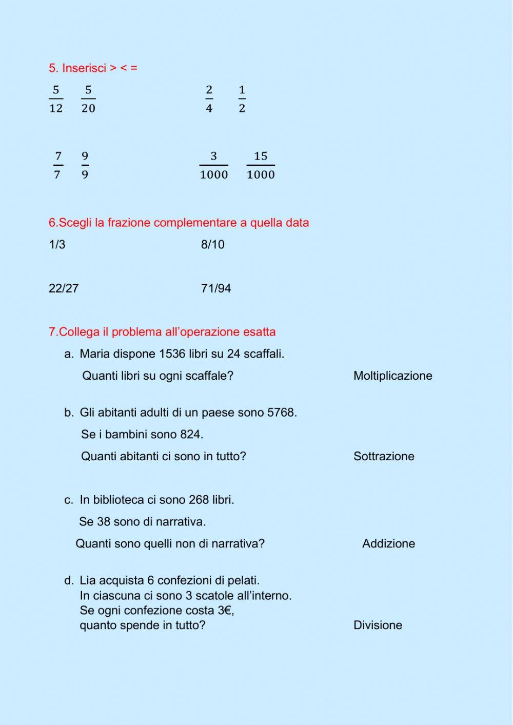 Ripasso veloce di matematica