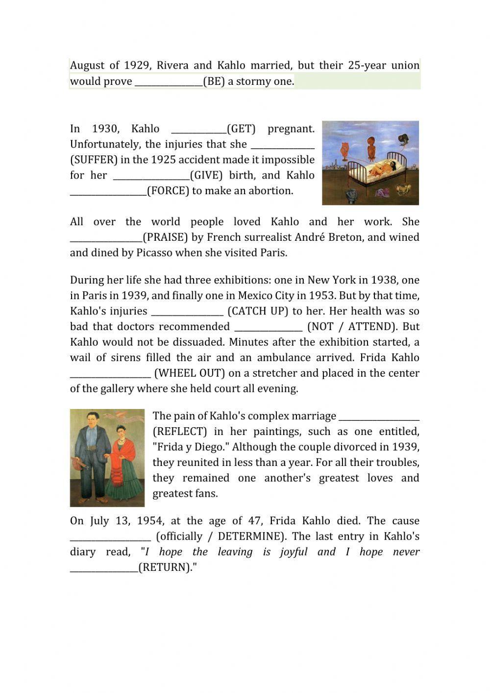 Frida Kahlo Biography