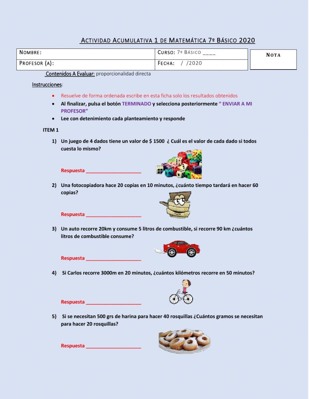 Proporcionalidad Directa