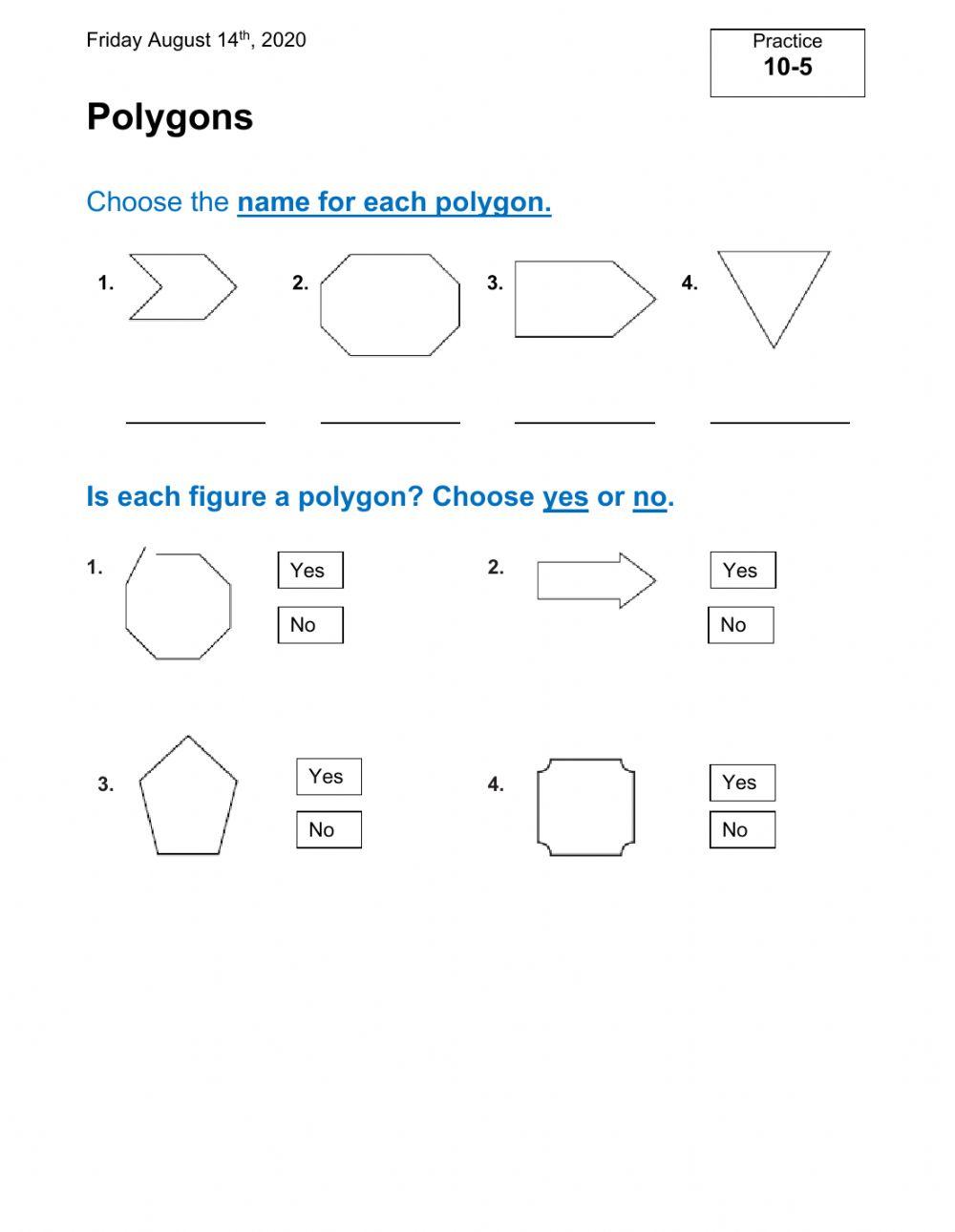 Polygons version 2 accomodations