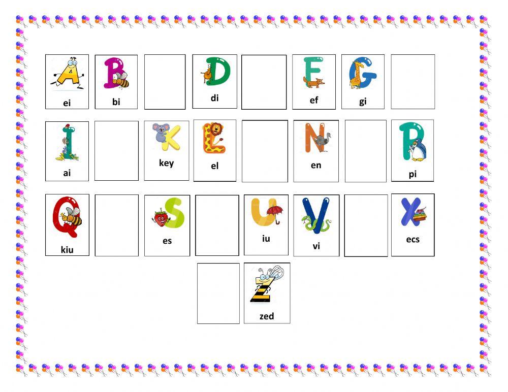 The alphabet