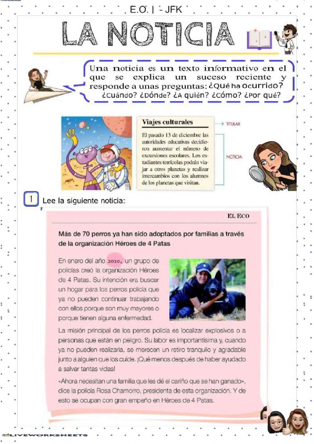 La noticia La noticia