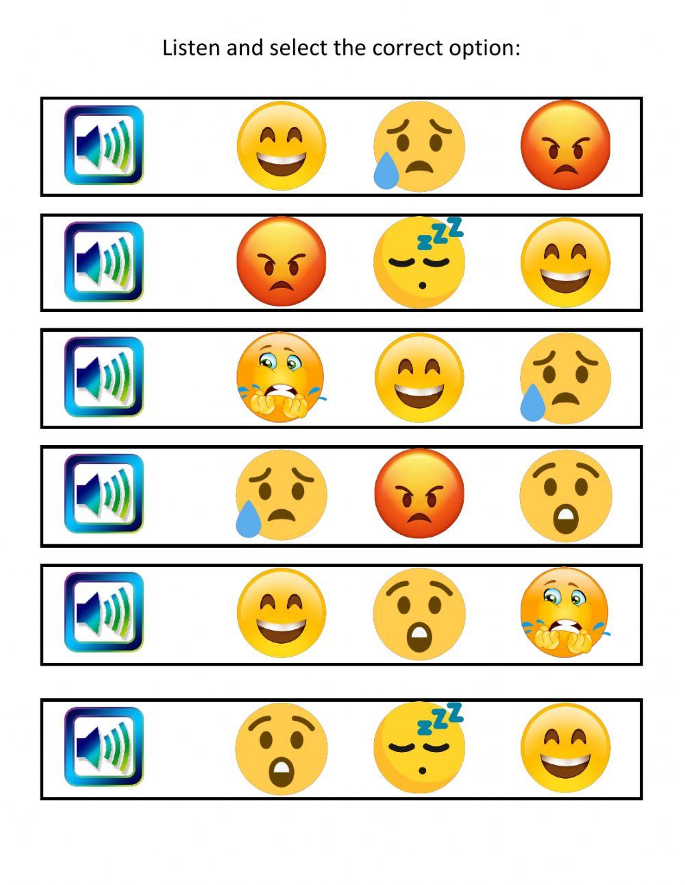 Feelings and emotions