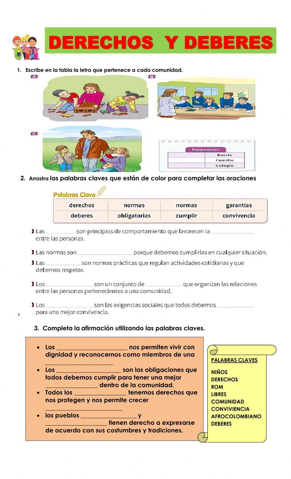 Derechos deberes y normas