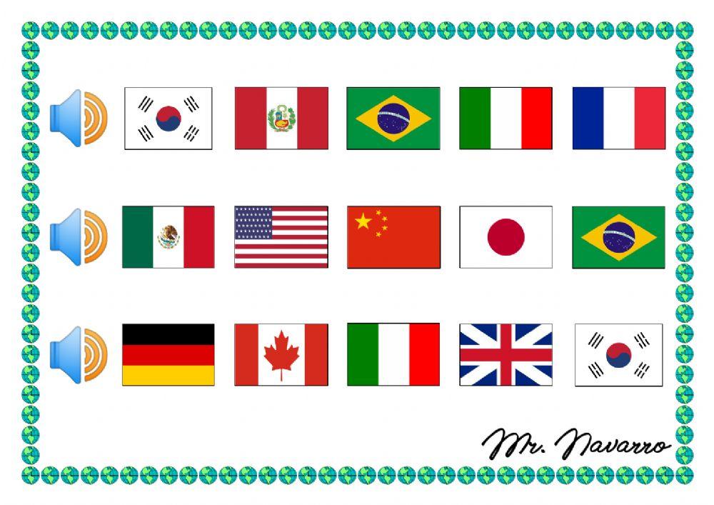 Countries (Listen and choose)