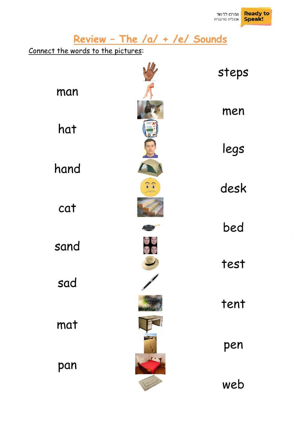 Review of CVC Sounds - a+e