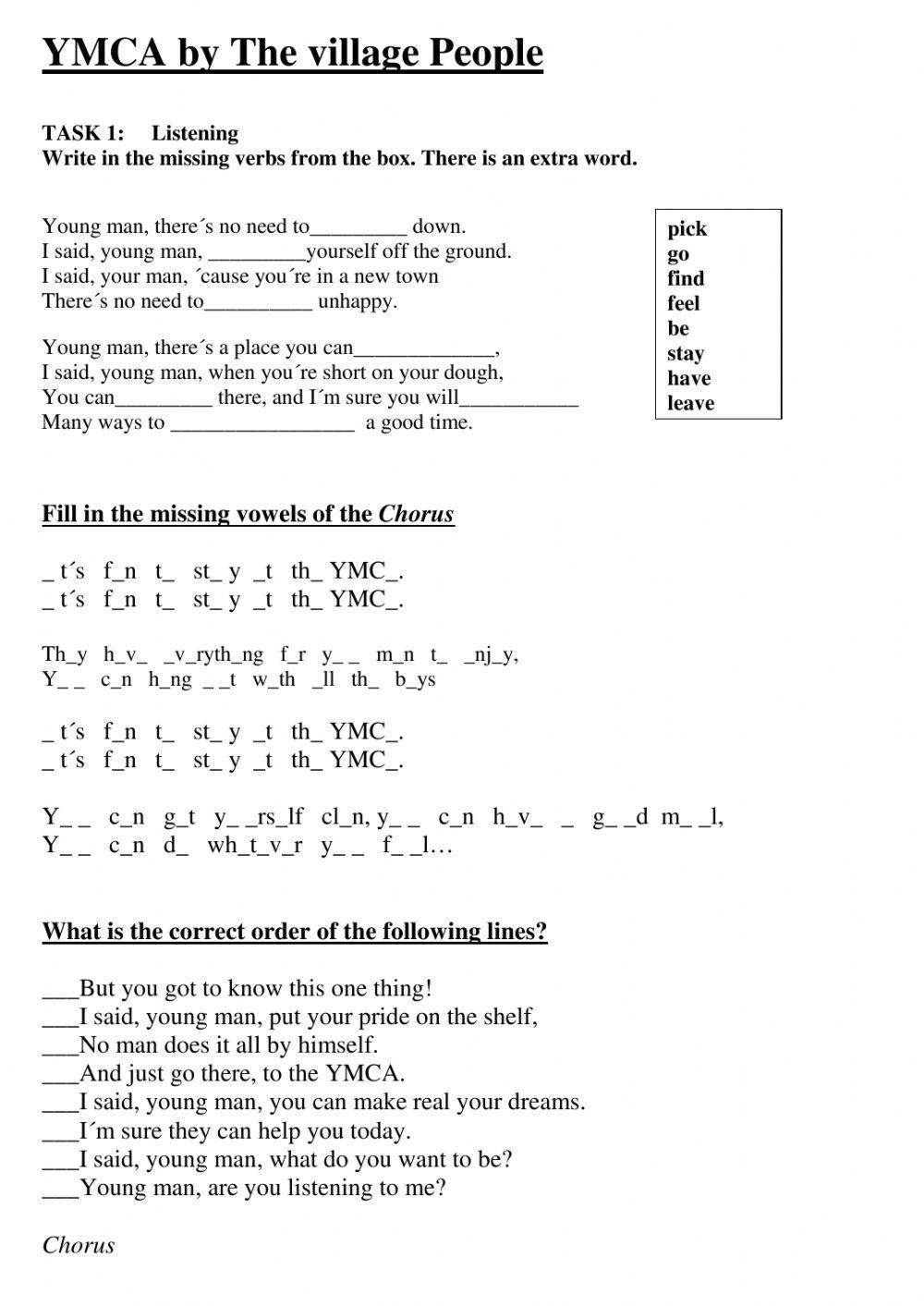 YMCA - The Village People